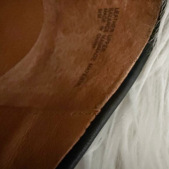 HALOGEN x NORDSTROM | Leah Leather Pointed Flats Elastic Band | Size 9.5 - Picture 9 of 9